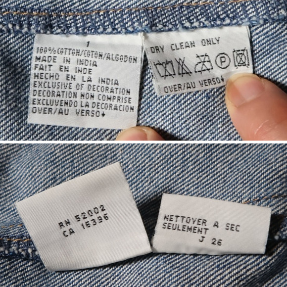 Elisabeth by Liz Claiborne Barn Jacket Patchwork Sleeve Street Style Y2K Artzy - Picture 4 of 10